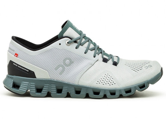 On Running Cloud X Gray Green On Running Cloud X Gray Green