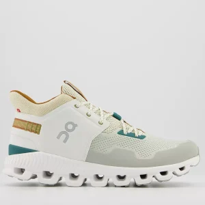 White & Gray On Cloud Hi Edge Shoes