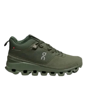 On Cloud Army Green Hi Edge Shoes