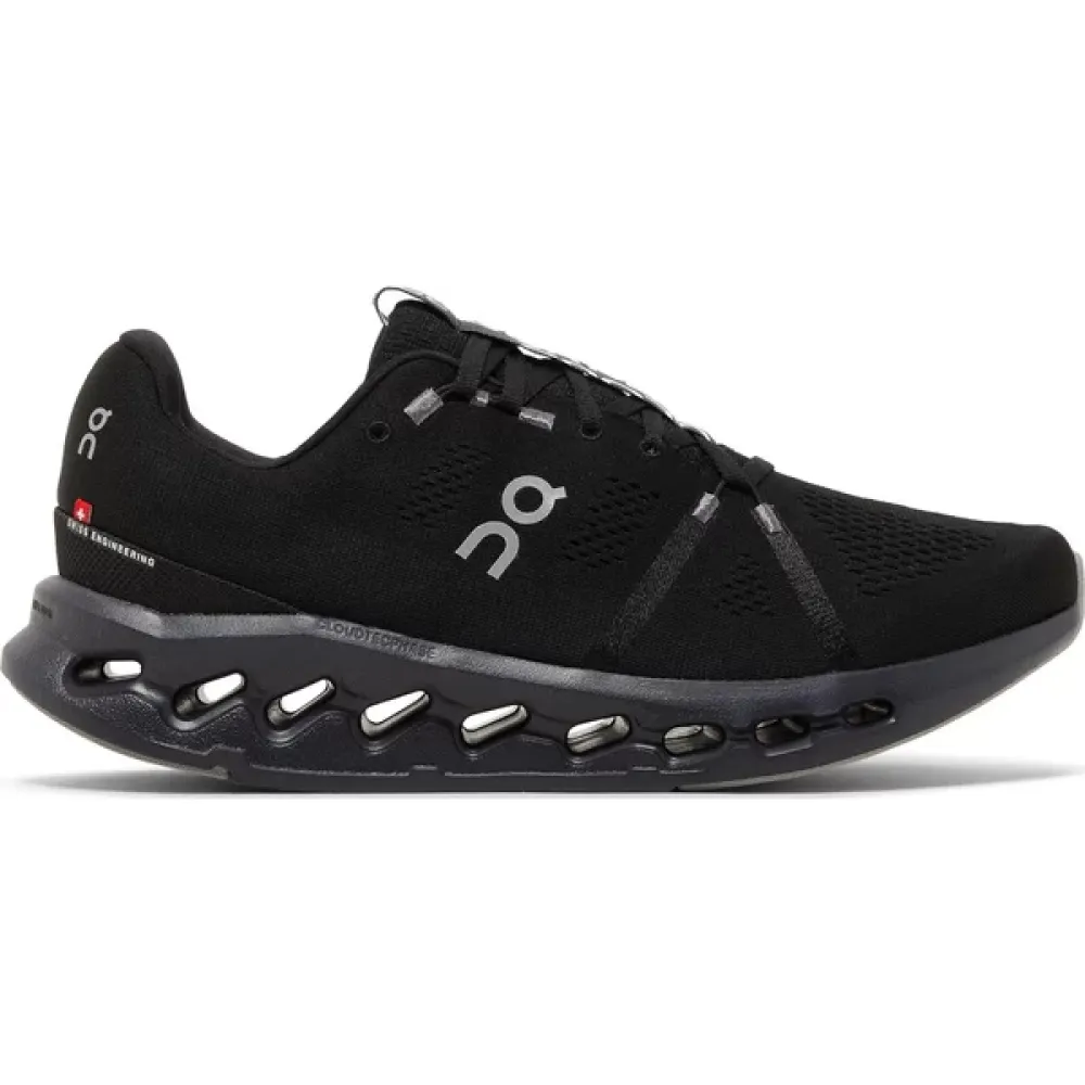 All Black On Cloud Surfer Shoes